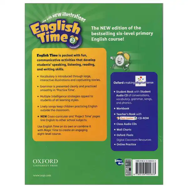 کتاب English Time 3 اثر Susan River and Setsoko Toyama انتشارات زبان مهر
