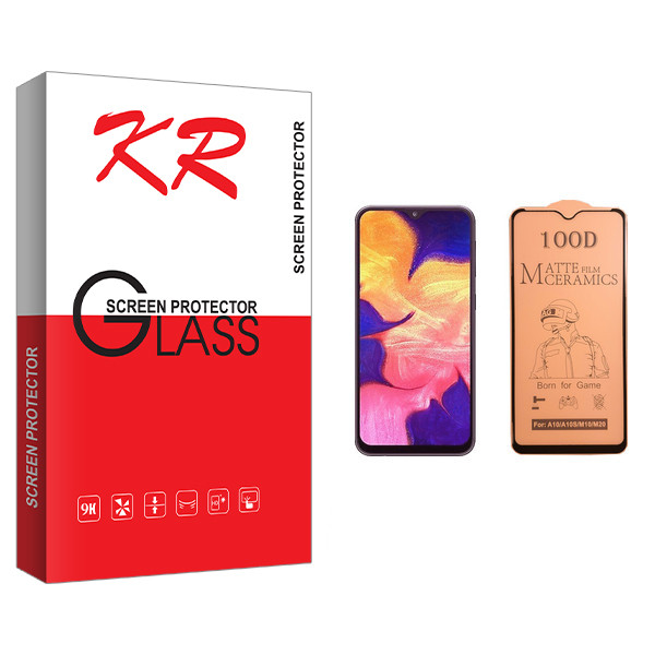 محافظ صفحه نمایش سرامیکی کی آر مدل +HD مناسب برای گوشی موبایل سامسونگ Galaxy A10