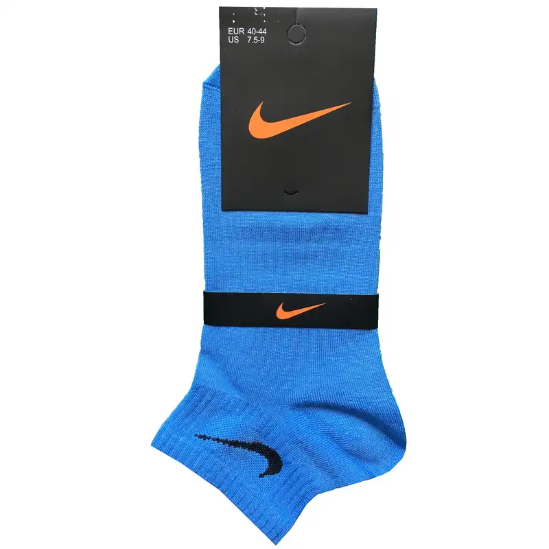 جوراب ورزشی ساق کوتاه مردانه کد NK-AB-RO56 رنگ آبی روشن