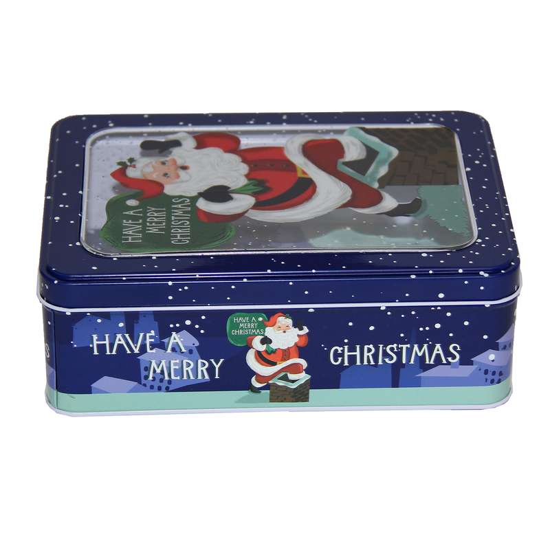 جعبه هدیه مدل کریسمس طرح بابانوئل کد 66