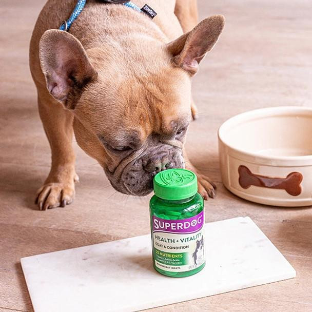 قرص مکمل سگ ویتابیوتیکس مدل  SuperDog Health Vitality بسته 60 عددی