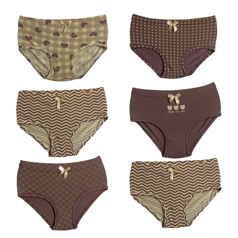 شورت زنانه مدل خرسی بسته 6 عددی