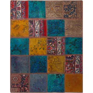 کلاژ فرش یک و نیم متری فرش هریس کد 101097