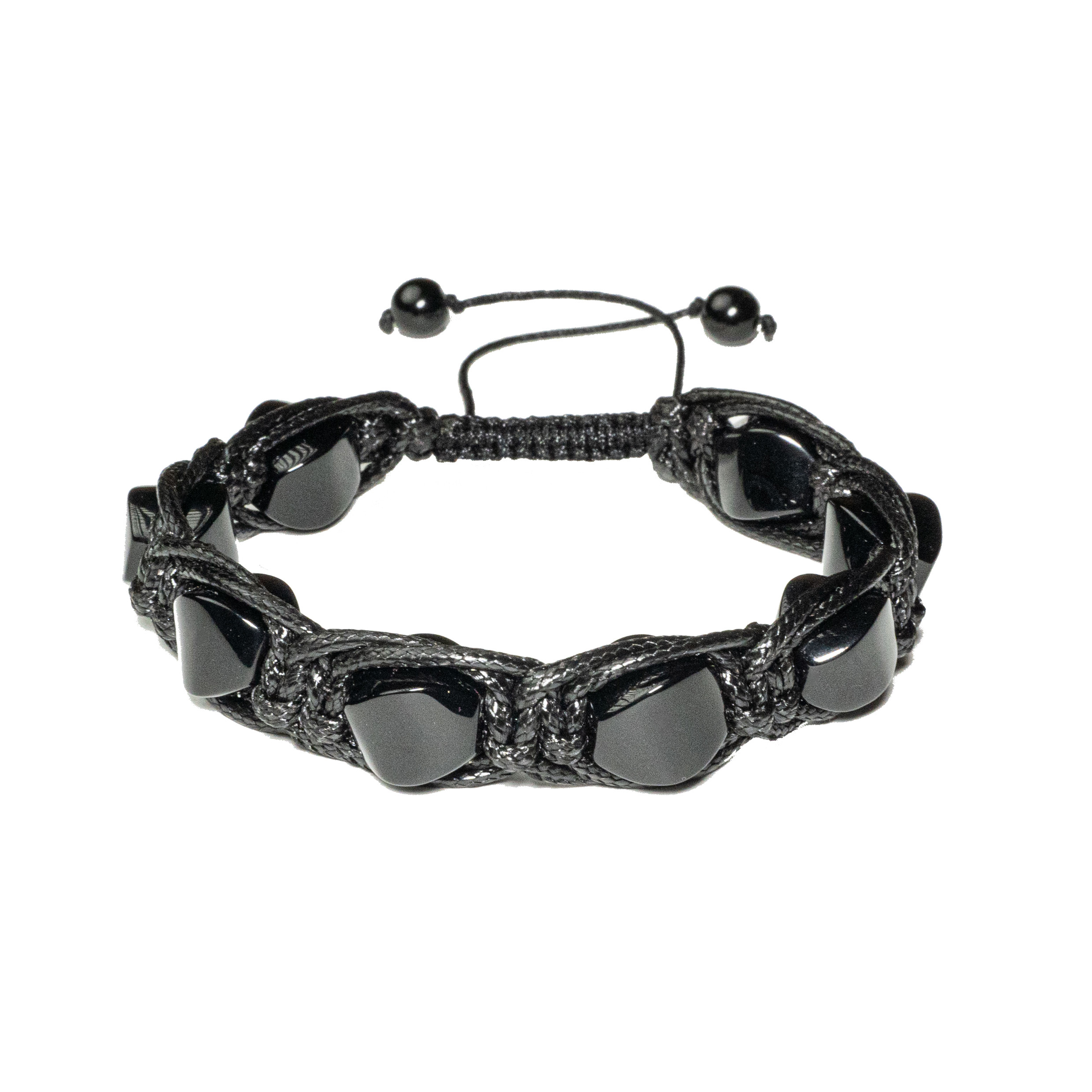 دستبند زنانه ملوژیک مدل عقیق سیاه بند چرمی کد 101005610 دستبند زنانه ملوژیک مدل عقیق سیاه بند چرمی کد 101005610