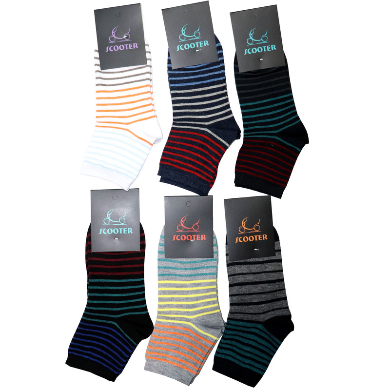 جوراب اسکوتر کد 21 مجموعه 6 عددی
