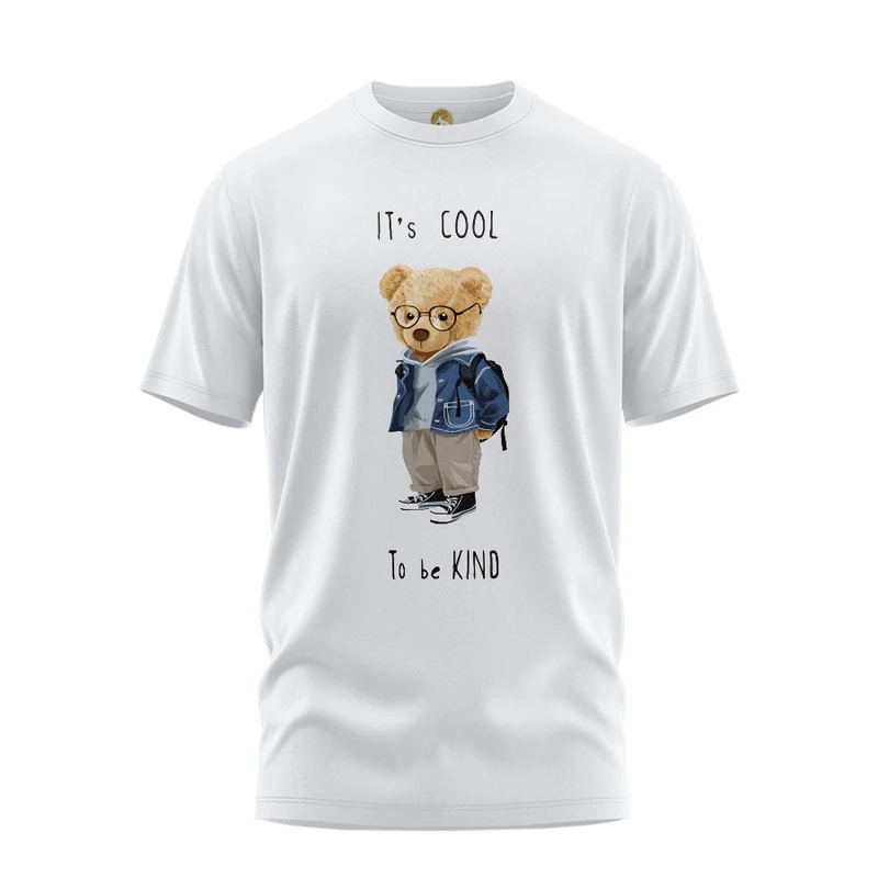 تی شرت آستین کوتاه مردانه هومرو مدل TW344 طرح تدی