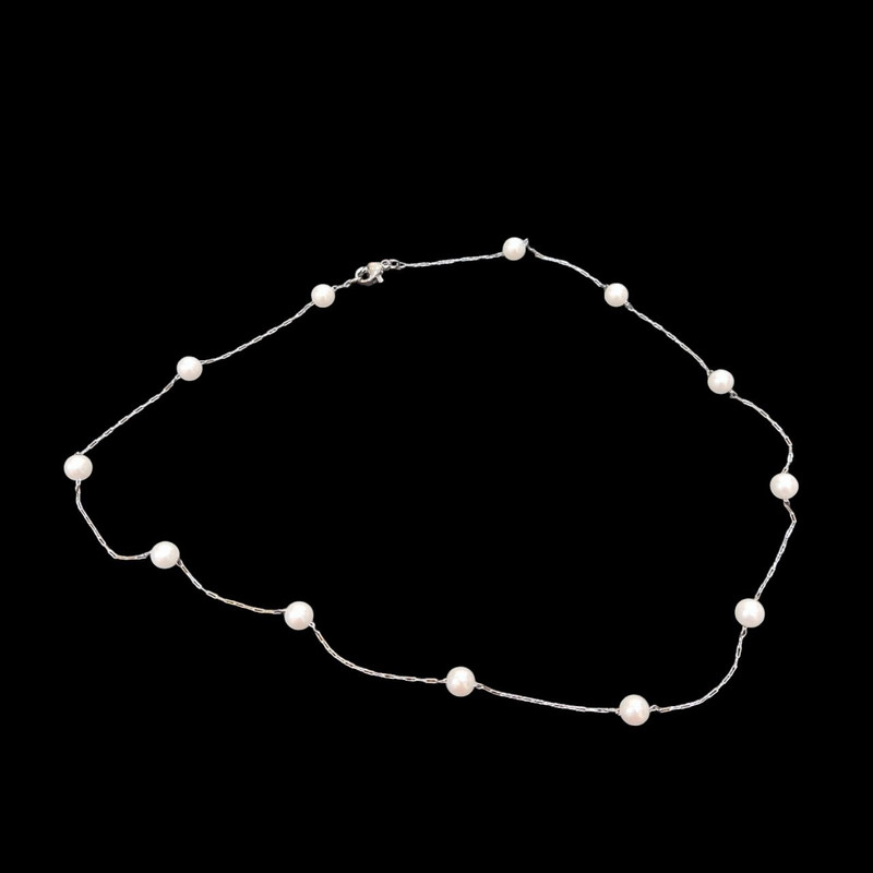 نیم ست زنانه مدل زنجیر مروارید کد VENUS-NM03