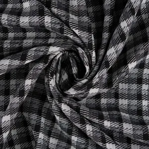 پارچه لباس مدل  نخی گونی چهارخانه 1
