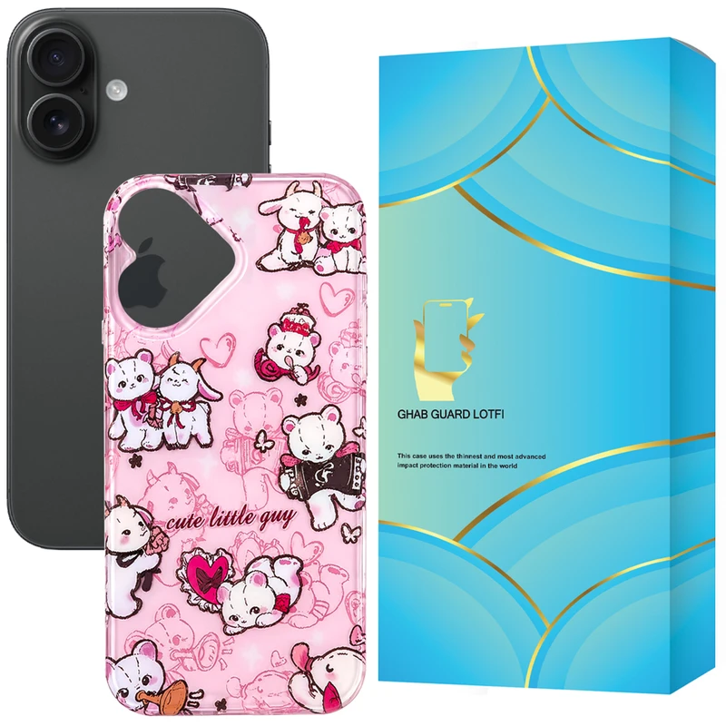 کاور قاب گارد لطفی مدل CUTGOT مناسب برای گوشی موبایل اپل iPhone 16