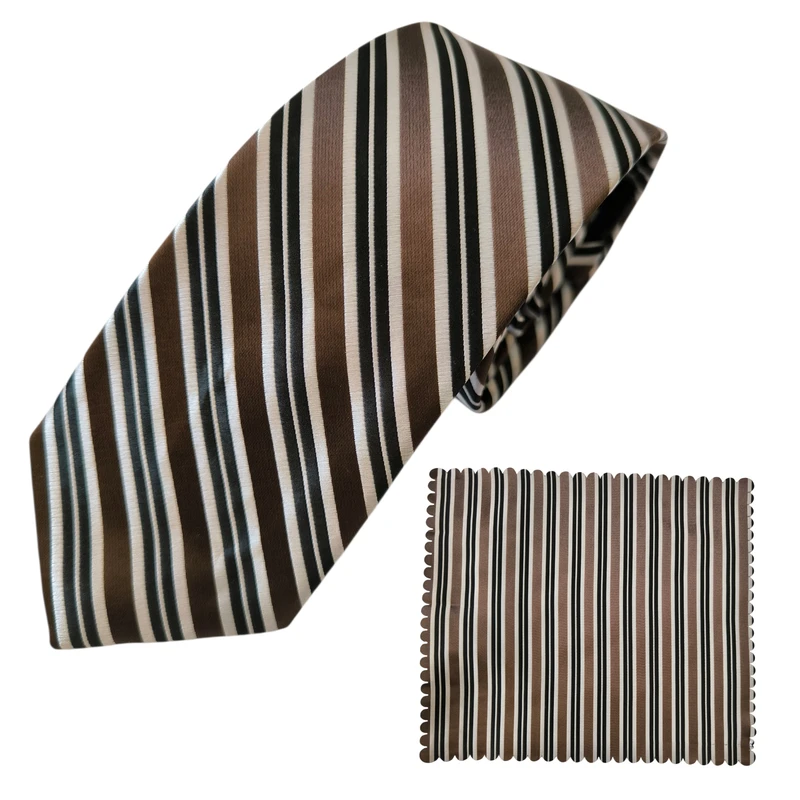 ست کراوات و دستمال جیب مردانه هکس ایران مدل KT-251