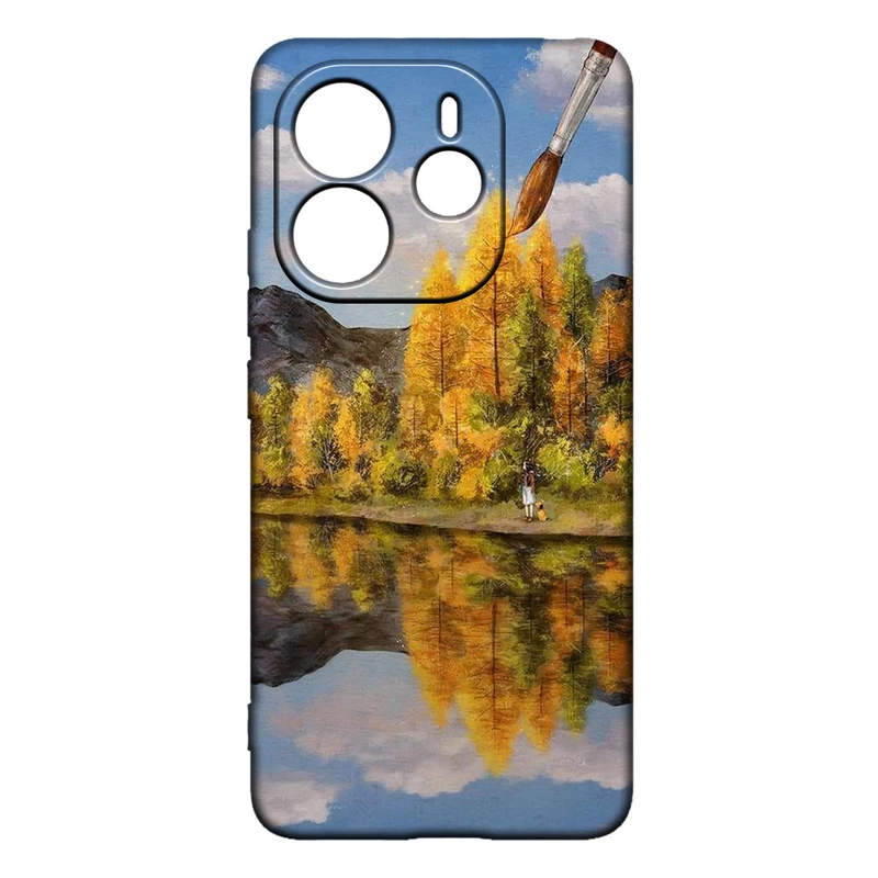 کاور طرح دخترانه کد 234 مناسب برای گوشی موبایل شیائومی Redmi Note 14 4G