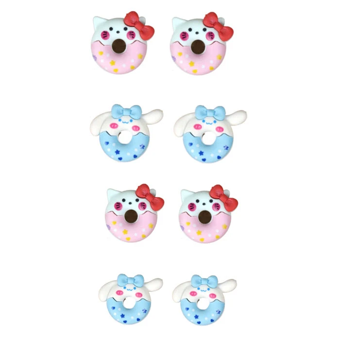 پاک کن مدل دونات کرومی و ملودی مجموعه 8 عددی