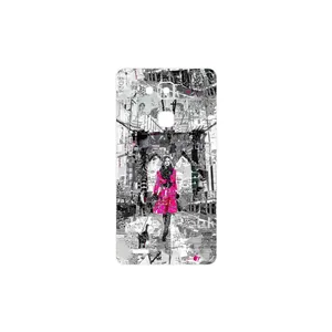 MAHOOT Collage of Catwalk Bridge Cover Sticker for Huawei Mate 7