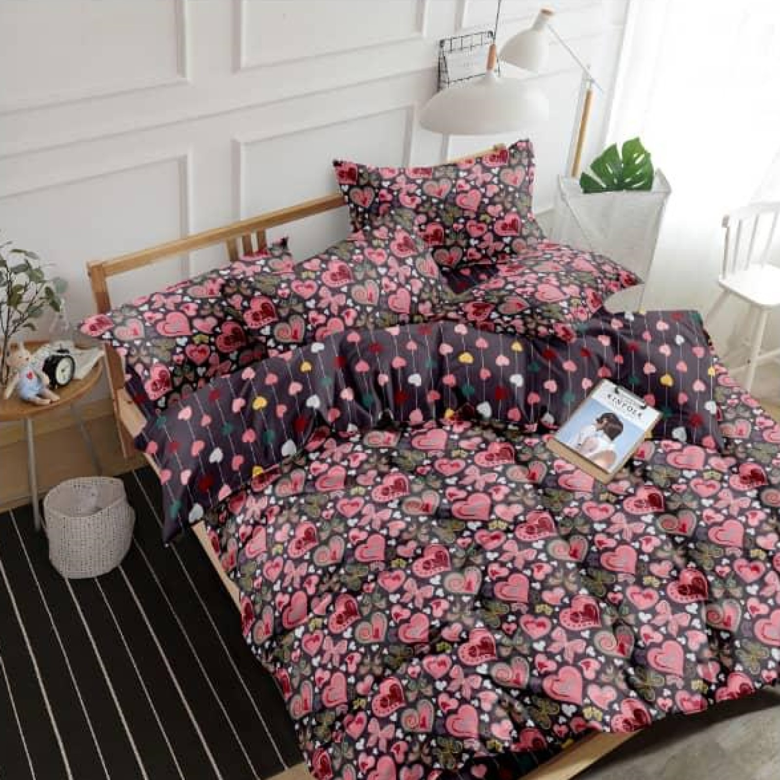 سرویس خواب کوکو جم مدل براش هارت کد 02 دونفره 6 تکه