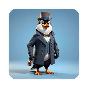 زیر لیوانی کاکتی طرح حیوانات کارتونی مدل mp28331