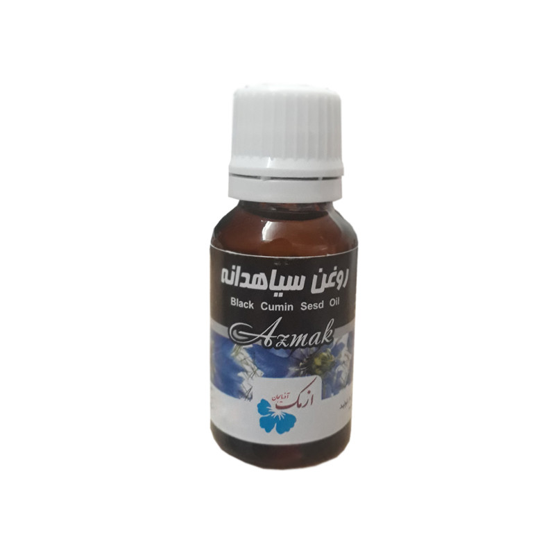 روغن بدن ازمک مدل سیاهدانه حجم 18 میلی لیتر