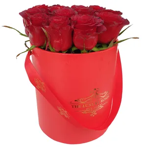 جعبه گل رز هلندی کلبه گل سن سون مدل BX-22049