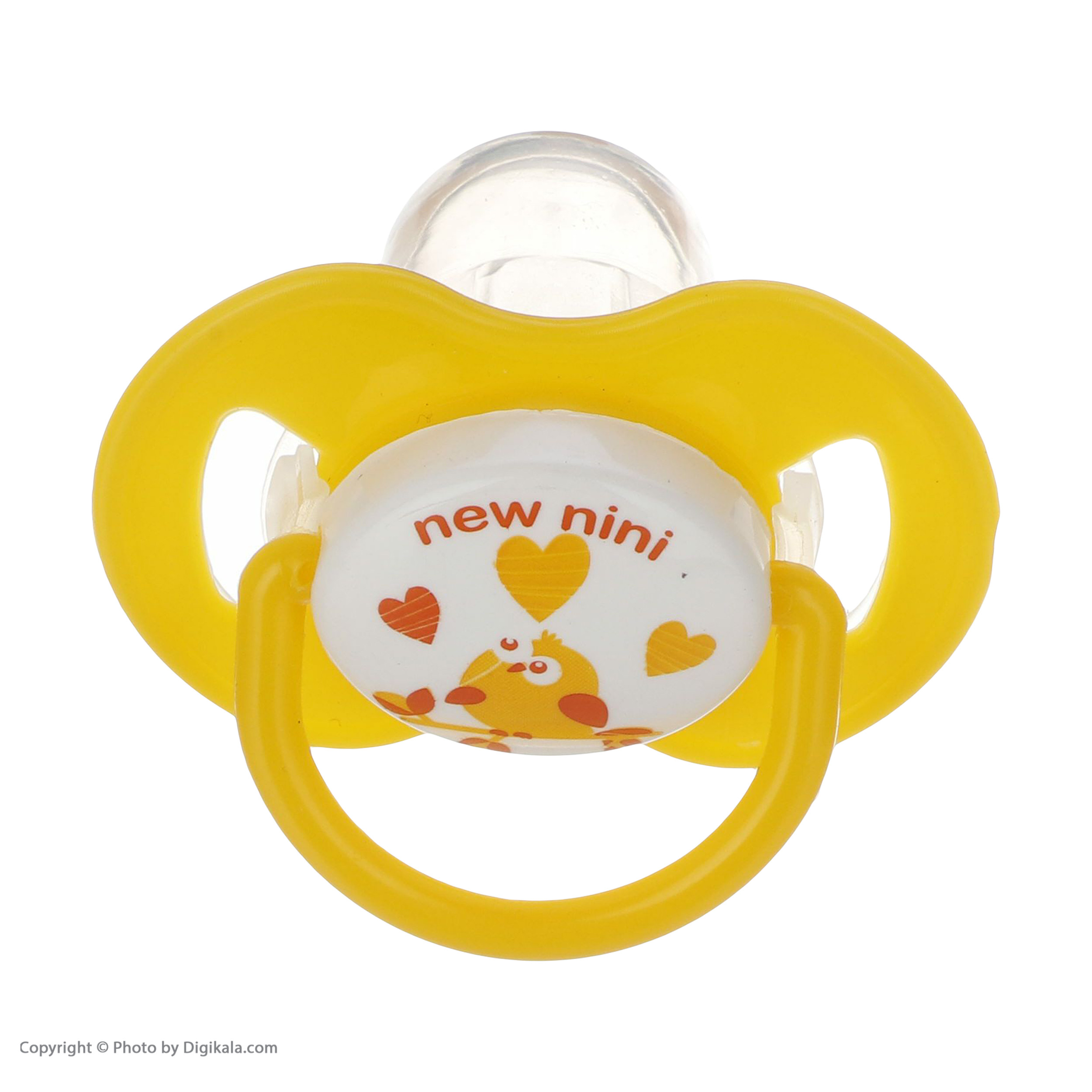 پستانک ارتودنسی نیو نی نی طرح جوجه مدل پروانه ای کد 7022