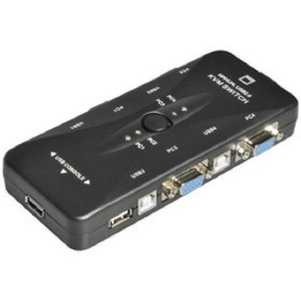 سوئیچ 4 پورت  USB2.0 VGA مدل KVM-4UK