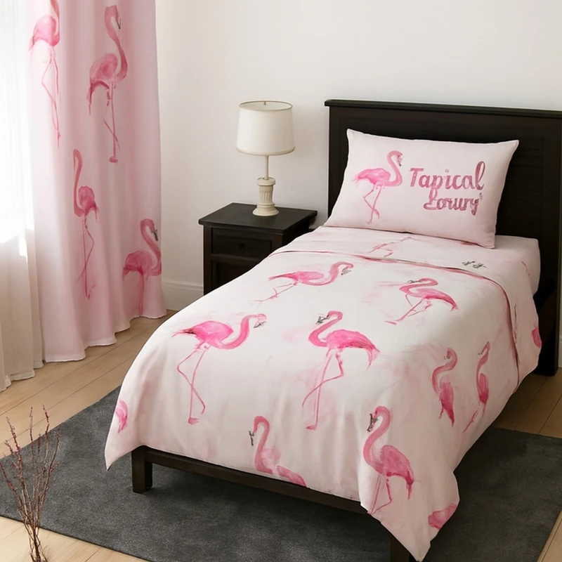 سرویس خواب 1 نفر 4 تکه مدل فلامینگو کد 1216