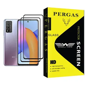 Waily Nice Pergas Glass MIX002 Screen Protector For  10X Lite Pack Of 2