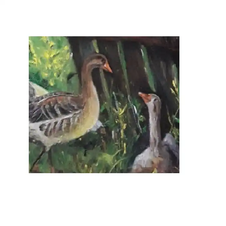 نقاشی پاستل طرح مزرعه کد 001