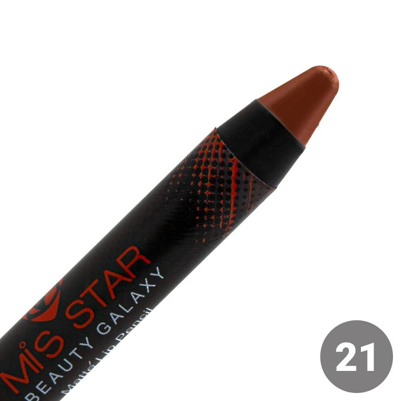 رژ لب مدادی میس استار شماره 21