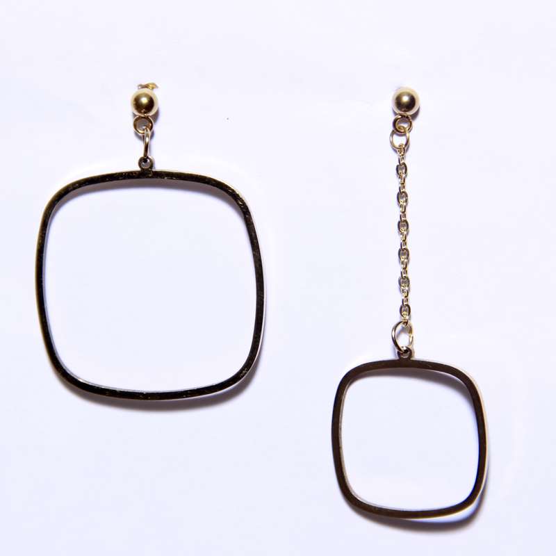 گوشواره دخترانه مدل مربع گوشواره دخترانه مدل مربع