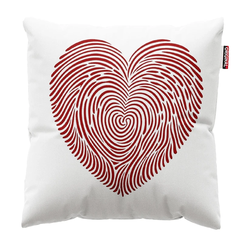  کوسن پاد آفرین طرح قلب کد 3796 سایز 30*30 سانتی متر