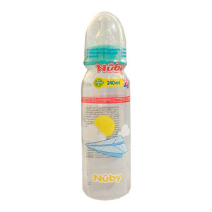 شیشه شیر نوبی مدل طرح موشک کاغذی 5.id1486 ظرفیت 240 میلی لیتر