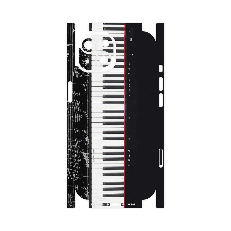برچسب پوششی ماهوت مدل Piano_Instrument-FullSkin مناسب برای گوشی موبایل اپل iPhone 15