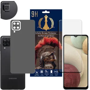 Infinity PRO MAX Cover Sticker For SAMSUNG GALAXY A12 / M12 / F12 with Screen and Lens Protector