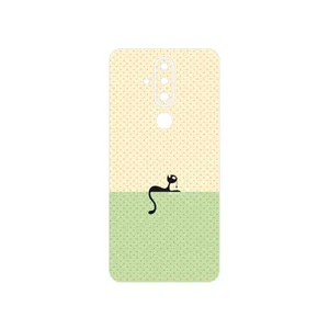 MAHOOT Minimal Internet Cat Icon Cover Sticker for Nokia X71