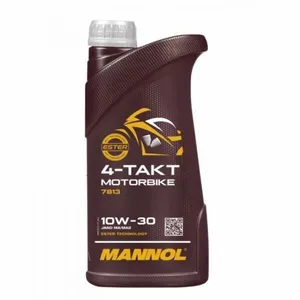 روغن موتور سیکلت تمام سنتتیک مانول مدل SN 10W-30 حجم 1 لیتر