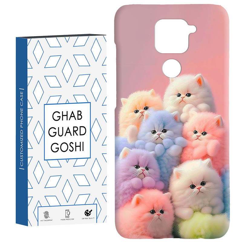 کاور قاب گارد گوشی طرح پیشی کد Dimo-361 مناسب برای گوشی موبایل شیائومی Redmi Note 9 
