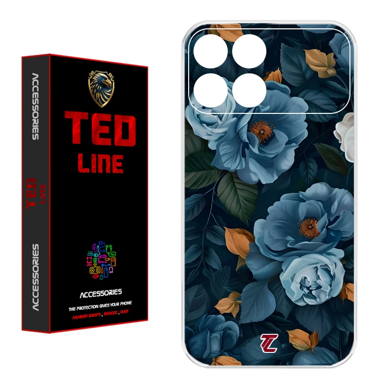 کاور تدلاین طرح گل کد 1227 مناسب برای گوشی موبایل شیائومی Poco X6 Pro