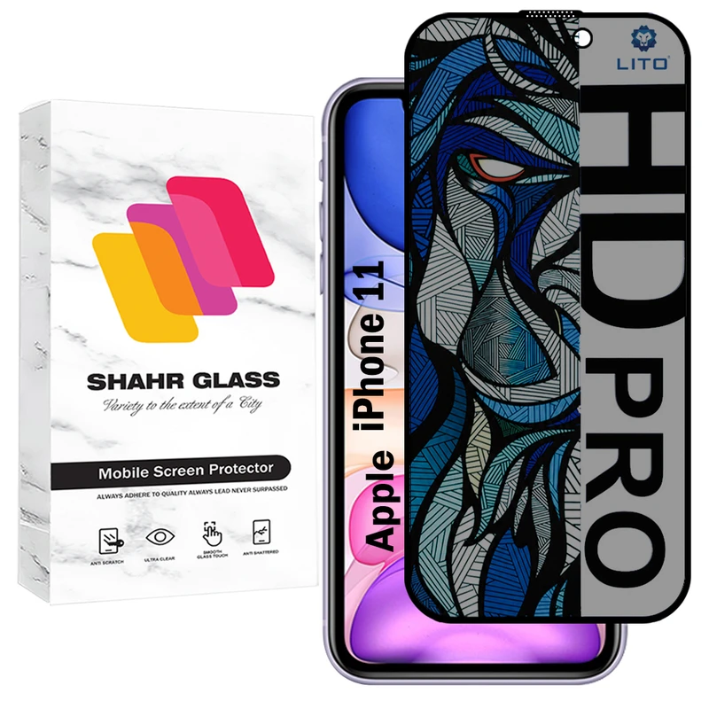 محافظ صفحه نمایش شهر گلس مدل LITOPRV مناسب برای گوشی موبایل اپل iPhone 11