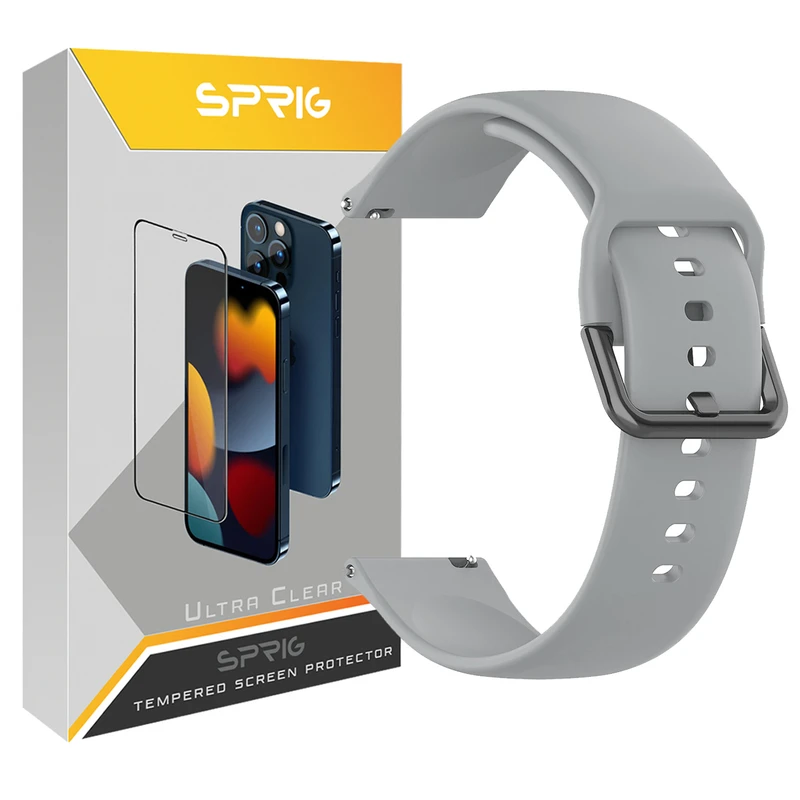بند اسپریگ مدل SGK-SP مناسب برای ساعت هوشمند سامسونگ Galaxy Watch 4 40mm / watch 4 42mm / watch 4 44mm / watch 4 46mm