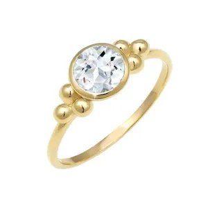 انگشتر طلا 18 عیار زنانه قیراط کد GH5836