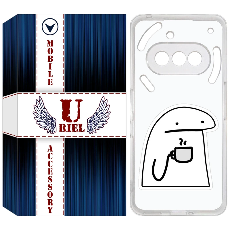 کاور یوریل مدل Clear کد 79 طرح پوکرفیس مناسب برای گوشی موبایل ناتینگ فون Nothing Phone 3a