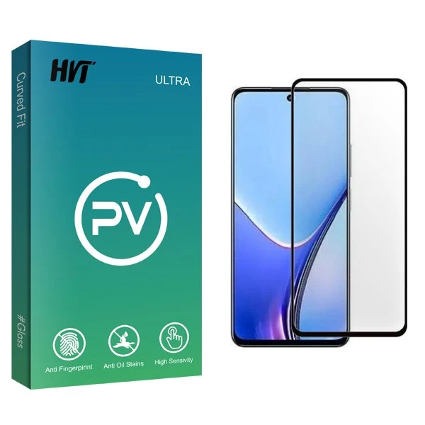 محافظ صفحه نمایش شیشه ای اچ وی تی مدل PV مناسب برای گوشی موبایل ریلمی V50s