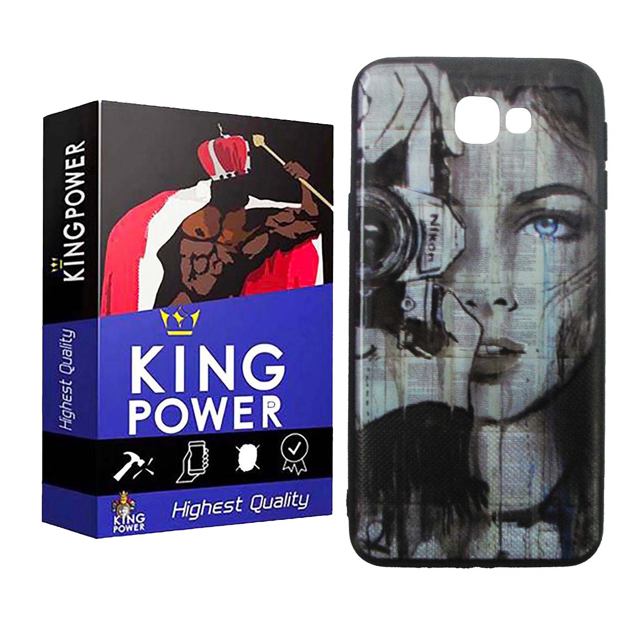 کاور کینگ پاور طرح Camera مدل CA-J5 مناسب برای گوشی موبایل سامسونگ Galaxy J5 Prime