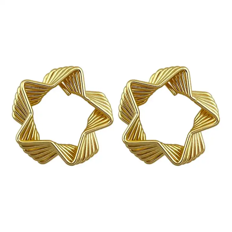 گوشواره زنانه مدل ستاره کد E5125