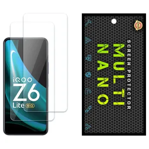 Multi Nano X-S2N Screen Protector For Vivo iQOO Z6 Lite Pack of 2