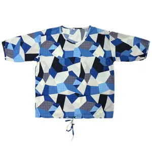 بلوز آستین سه ربع یقه گرد زنانه مدل 021