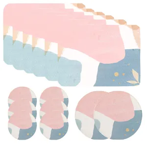 ست زیربشقابی و زیرقابلمه ای کد fsh2003 مجموعه 8 عددی به همراه زیر لیوانی