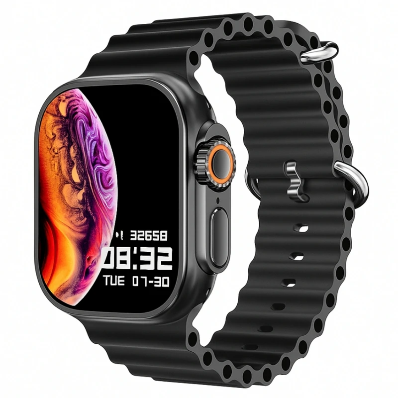 ساعت هوشمند ۴۹ میلی‌متری مدل GS9 ULTRA با بند سیلیکونی