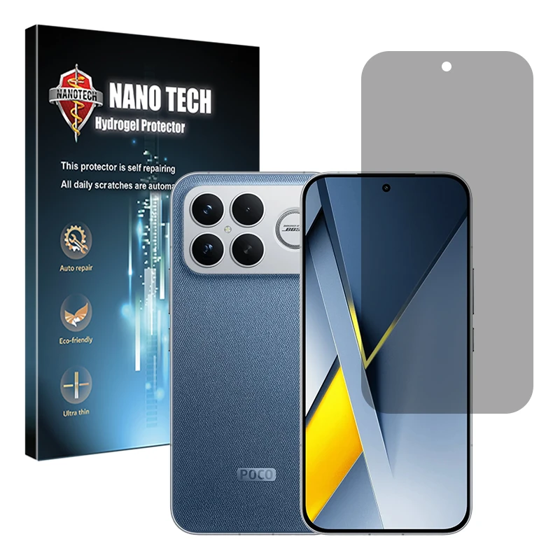 محافظ صفحه نمایش حریم شخصی نانو تک مدل Tough مناسب برای گوشی موبایل شیائومی Poco F8 Ultra 