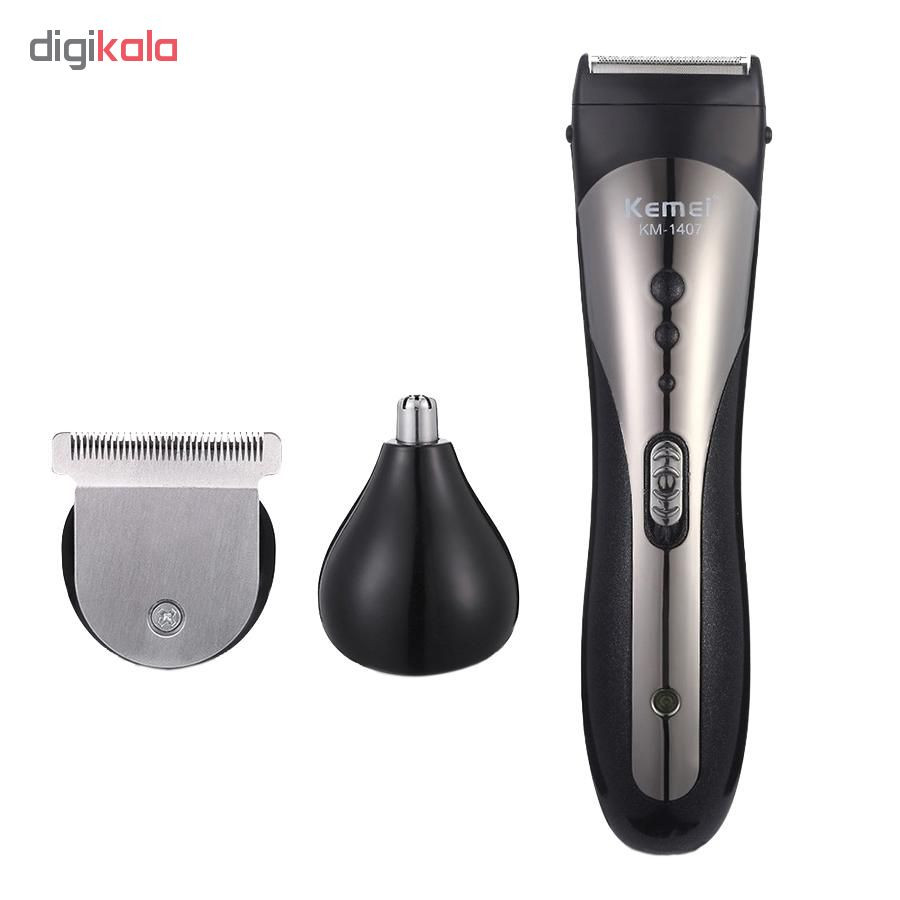 ماشین اصلاح موی صورت کیمی مدل KM-1407 ماشین اصلاح موی صورت کیمی مدل KM-1407
