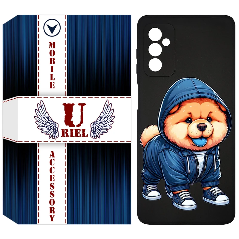 کاور یوریل مدل KSH کد 65 طرح سگ آبی مناسب برای گوشی موبایل سامسونگ Galaxy M52 5G